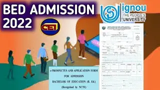 IGNOU BEd Entrance Test & Admission 2022//Application form Released & Brochure//Know the Eligibility