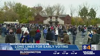 Long lines for early voting