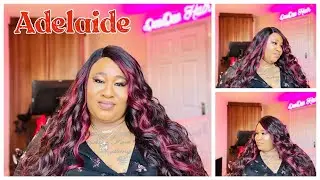 OH YES SHE IS SOME GOING OUT HAIR 😍 | Outre Adelaide #outre #sleeklay #adelaide #hdlace #curlyhair