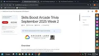 Skills Boost Arcade Trivia September 2025 Week 2 | QUIZ | #qwiklabs #arcade