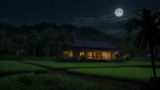 Nighttime Cricket Ambience ASMR | Relaxing Nature Sounds to Sleep, Study, or Meditate 🌙🎧