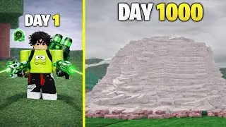 1000 Days to Build the Best Tree Base in 99 Nights in the Forest