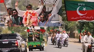 PTI Chairman Imran Khan is conducting interviews for ticket distribution of pp-257