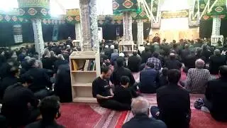 Traditional Ashura Procession in an old Mosque in Tehran Bazaar