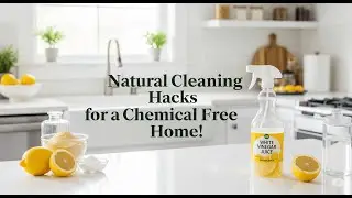 Natural Cleaning Hacks for a Chemical Free Home! #cleaning #natural #chemical