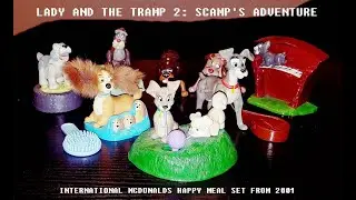 LADY AND THE TRAMP 2 2001 KID'S MEAL TOY OVERVIEW!