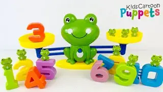 Learn Counting for Preschoolers with Balancing Toy. Fun Learning Video for Kids