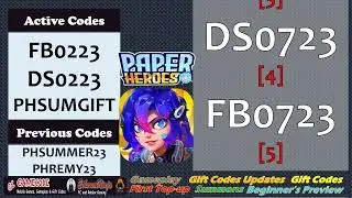 5th New Gift Code Update Paper Heroes