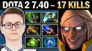 Invoker with Amazing Skills and 17 Kills - Dota 2 7.41