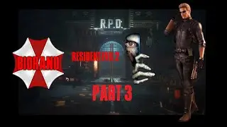 Wesker in the R.P.D. pt 3 - Resident Evil 2 - LeonB - HD Mod - BioRand