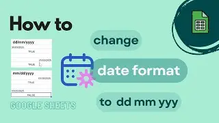 Google Sheets: Change Date Format To dd mmm yyyy
