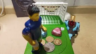 Satisfying footballcoin #asmr #coinbox #football #kickcoin