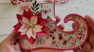 ❤️🎅❤️Project share Scrapdiva Designs Elf Shoe Mini Album  ❤️❤️🎅❤️❤️