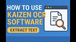 How to Use Kaizen OCR Software | Extract Text from Images Easily #OCRSoftware #ImageToText