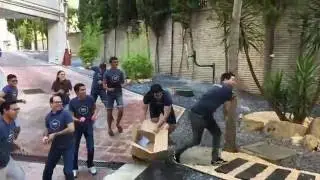 First Day at Ironhack - Water Balloon War