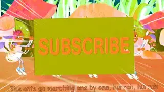 The ants go marching one by one hurrah hurrah songs effects// # cartoon video # viral video effects