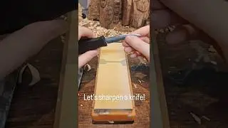 Hand Sharpening Knives #sharpening #woodcarver #tools
