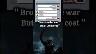 He sacrifices himself |#memes #zebrots #chat