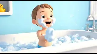Bath Time Fun Song | Splash Splash Bubble Nursery Rhyme for Kids