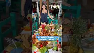 Las charolas gigantes de mariscos