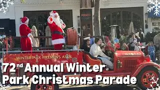 Most Epic Christmas Parade Ever! The 72nd Annual Winter Park Christmas Parade