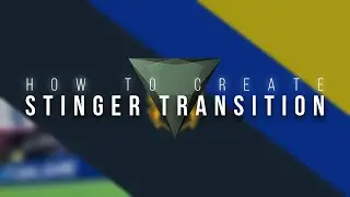 Create a STINGER TRANSITION for livestreams - Hitfilm Tutorial