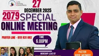 ZOOM LIVE | PR.ROY HENRY | WORSHIP BY:GRACEBOUND DEVOTION,USA