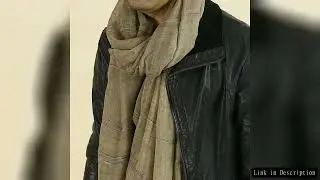 Fashion Men Scarf Cotton Linen Yarn-dyed Striped Men's Scarves Tassel Long Shawl Autumn Winter Male