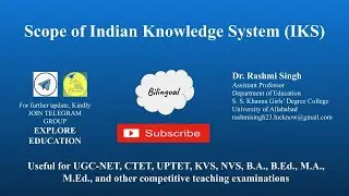 Scope of Indian Knowledge System (IKS)