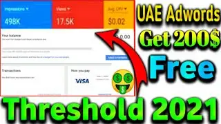 google adwords 200$ threshold method |google adwords free threshold google | adwords free trick