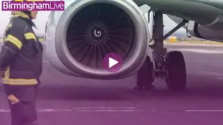 Midlands family terrified after plane tyre explodes in freak one-in-10,000 take off accident