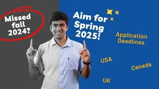 Spring 2025 Application Deadlines |  Tier 1, 2, 3 Unis | Scholarship Deadlines | Study Abroad