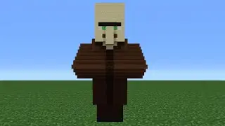 Minecraft Tutorial: How To Make A Villager Statue