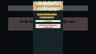 Port Numbers & Sockets explained | #computernetworks #networking