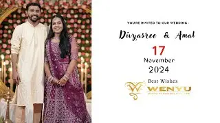 Wedding Ceremony | Divyasree & Amal | 17.11.2024 | Sunday | Wenyu Event Planners
