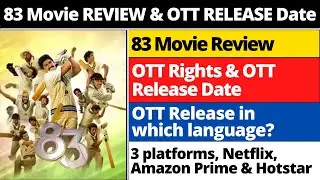 83 Movie Review I 83 movie OTT Release Date I Platform I 83 Review I 83 Movie Review in Hindi