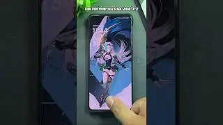 Black Shark Theme With Shark Chan Charging Animation #shorts