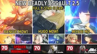New Deadly Assault 9 Stars Banyue Ju Fufu / Hugo Dialyn / Miyabi Burnice | Zenless Zone Zero 2.5