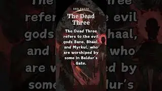 DND Gods: The Dead Three #dnd #god #evil