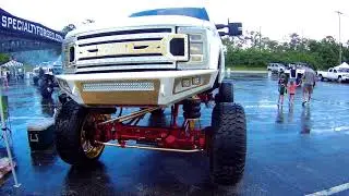 Amazing Specialty Forged Lifted Air-bagged Ford F250 at Extreme Performance Truck Jam, PBI Raceway