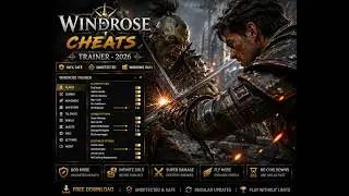 Windrose Cheats (Trainer) - GodMode, Infinite Gold , Fly & More *2026*