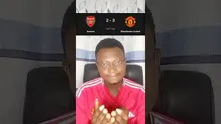 Arsenal 2 vs 3 Manchester United - A great win #manchesterunitedforever #manchesterunited #football