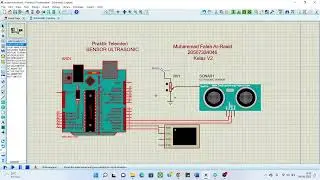 Simulasi Sensor Ultrasonik di Proteus dan Arduino IDE