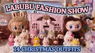 I Dressed 14 LABUBU BABIES for Christmas! 🎄 (Plus a Labubu Tree!)