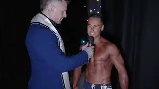 FMG International Sydney 2024 backstage interview with FMG Pro Brad Fraser and competitor 119 Chris