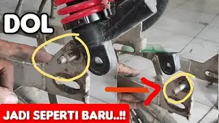 Trick mengatasi drat dudukan shock belakang dol, aus atau slek..