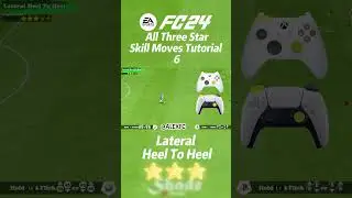 Lateral Heel To Heel  | All Three Star Skill Moves Tutorial 6 In FC24#FUT, #FC24 #FCULITIMATETEAM