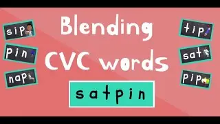 CVC Words | SATPIN words | Phonics Blending