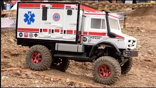RC CRAWLER AMBULANCE 4x4 PARK, Rc group Trail, Scale 1/10, Crawler Park Party
