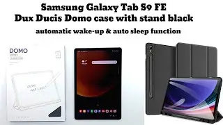 Чехол для Samsung Tab S9 FE с держателем S Pen и функцией автоматического пробуждения во время сна
